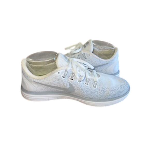 Nike Free RN Distance Women’s sz 10 White/Grey Running Sneakers - Picture 8 of 11